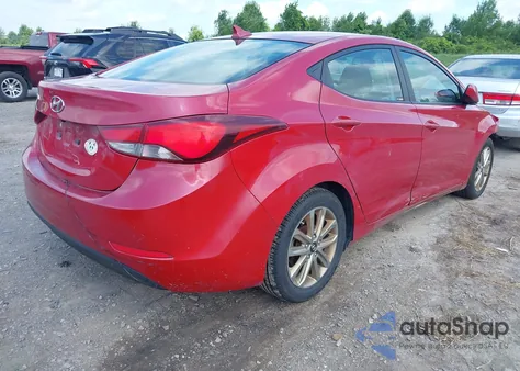2016 Hyundai Elantra Se z USA, uszkodzony, nr VIN KMHDH4AE0GU484844